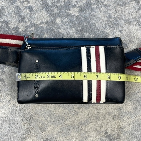 Bally Bum Bag Fanny Pack Sling Belt Bag Stripe DIY NEEDS REPAIR - Picture 11 of 17